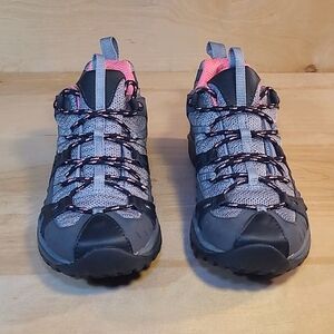 Merrell Women's Gray and Pink Athletic Hiking Shoe